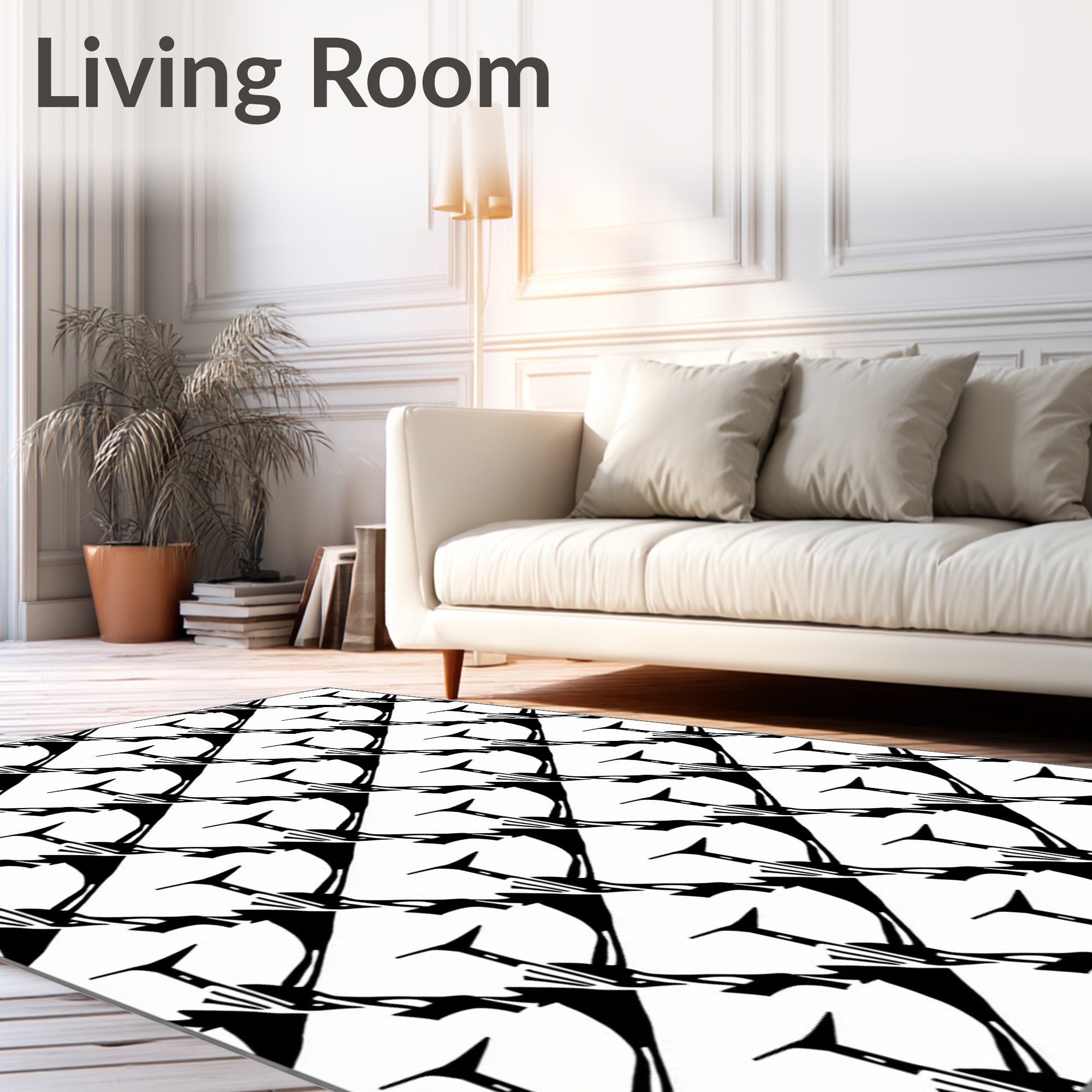 Monochromatic Abstract Angular Cascade Rug