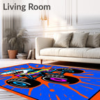 Wild Shark Monster Truck Explosion Rug
