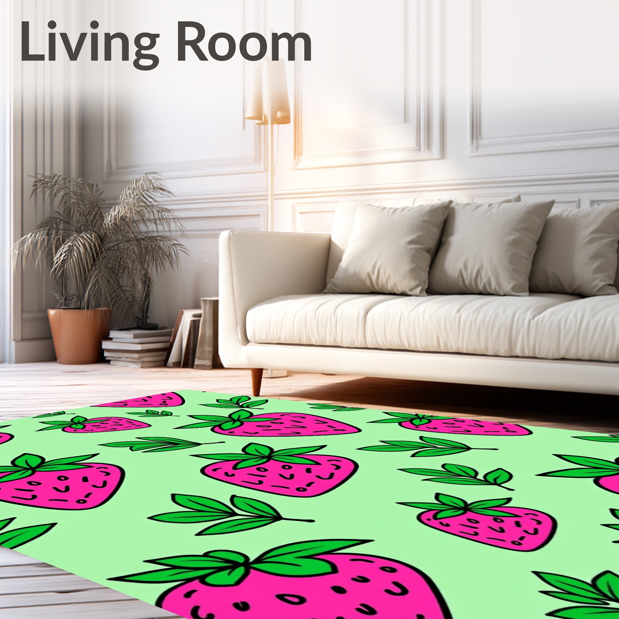 Sweet Berry Patch Garden Rug