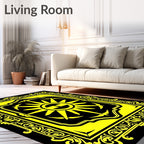 Radiant Sunburst Art Deco Rug