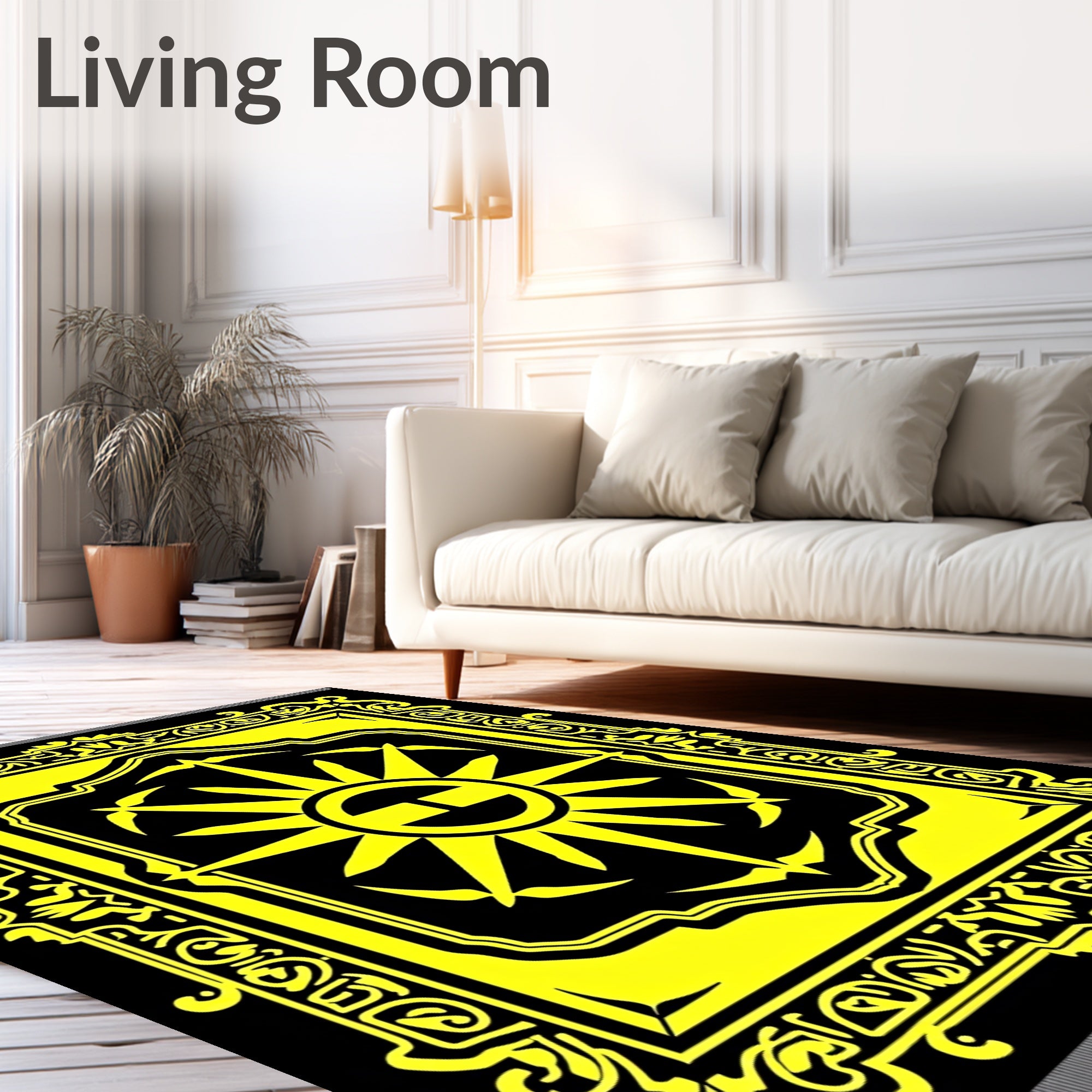 Radiant Sunburst Art Deco Rug
