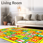 Bold Alphabet Blocks Graphic Rug