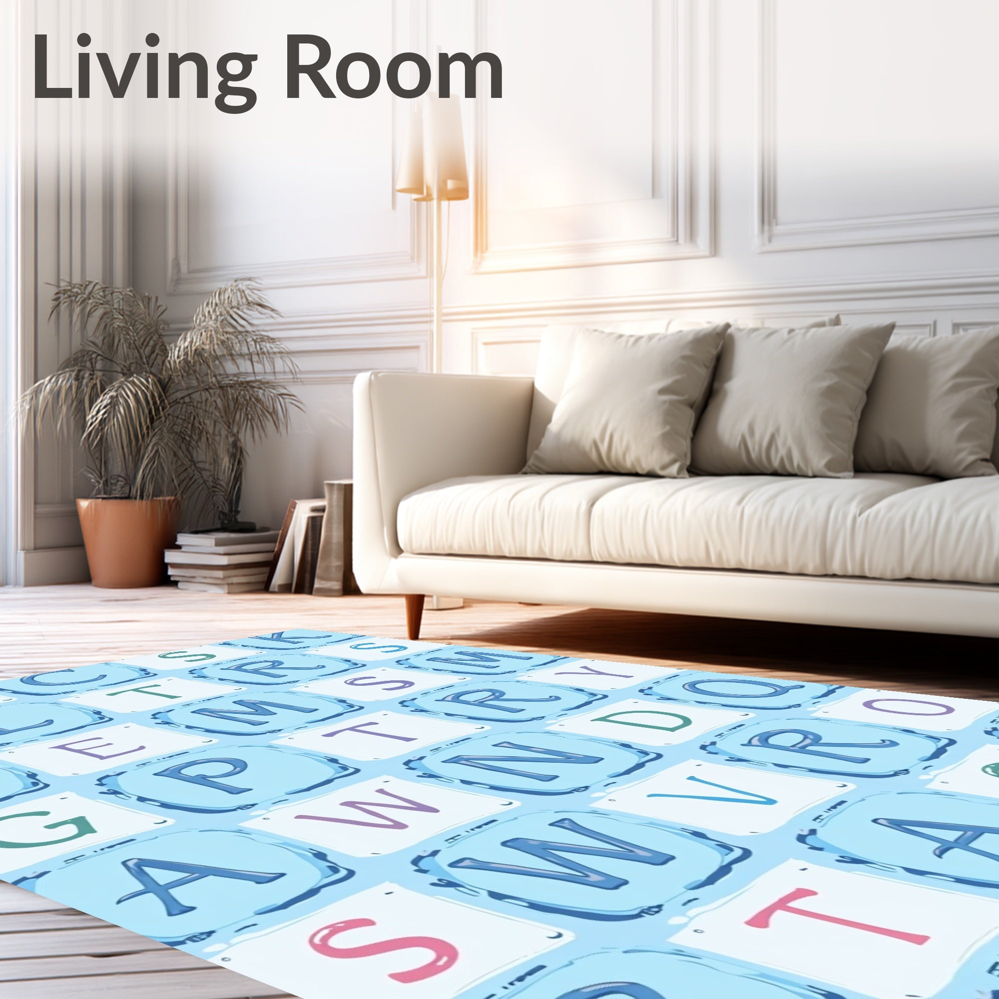 Alphabet Ice Blocks Rug
