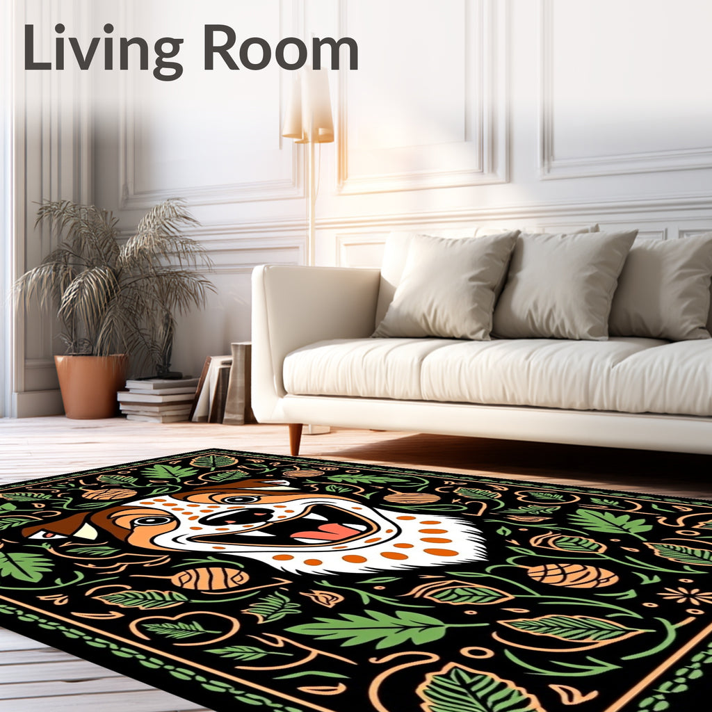 Joyful Dog Botanical Garden Rug