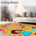 Playful Kids Alphabet Learning Rug