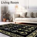 Golden Trophies Laurel Wreath Collection Rug