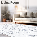 Doodle Creature Starry Night Companions Rug