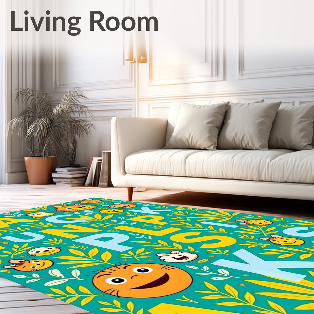 Fun Alphabet Animal Jungle Rug