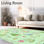 Whimsical Forest Fairy Garden Rug