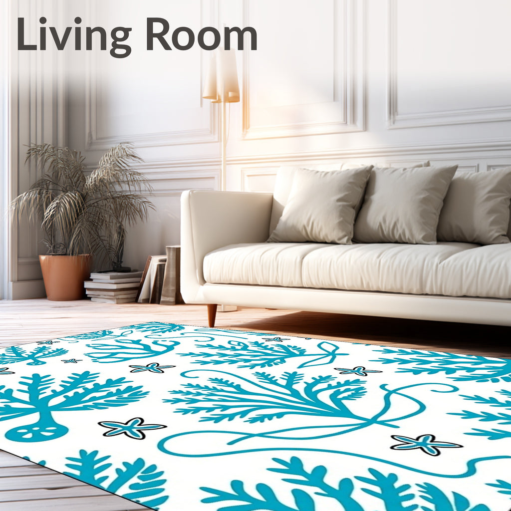 Aqua Marine Life Coastal Collection Rug