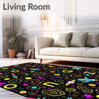 Cosmic Astronaut Alphabet Fun Rug