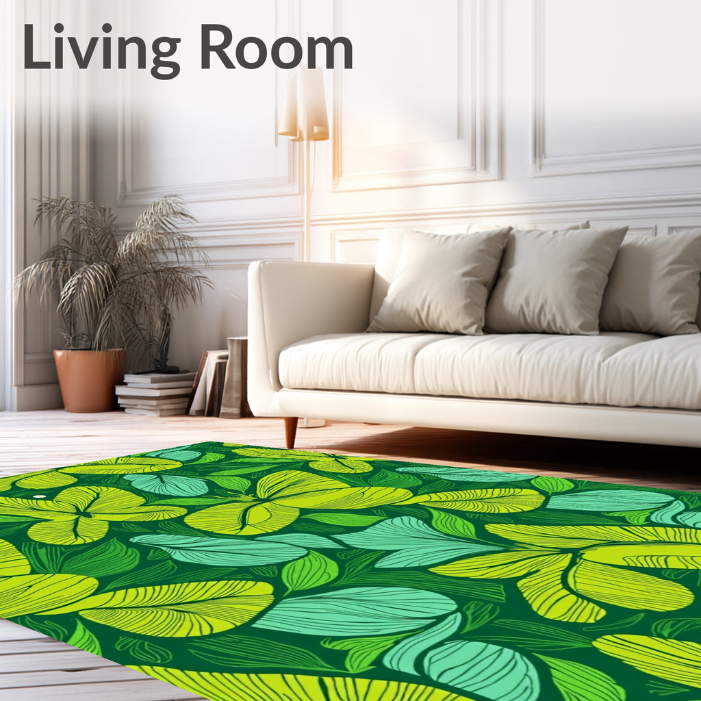 Emerald Jungle Butterfly Bloom Rug