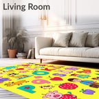 Playful Farm Animals Alphabet Collection Rug