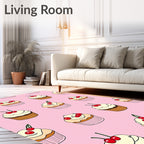 Sweet Cherry Cupcake Collection Rug