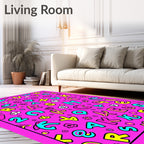 Whimsical Alphabet Blast Rug