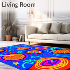 Whimsical Foodie Swirls And Loops Rug