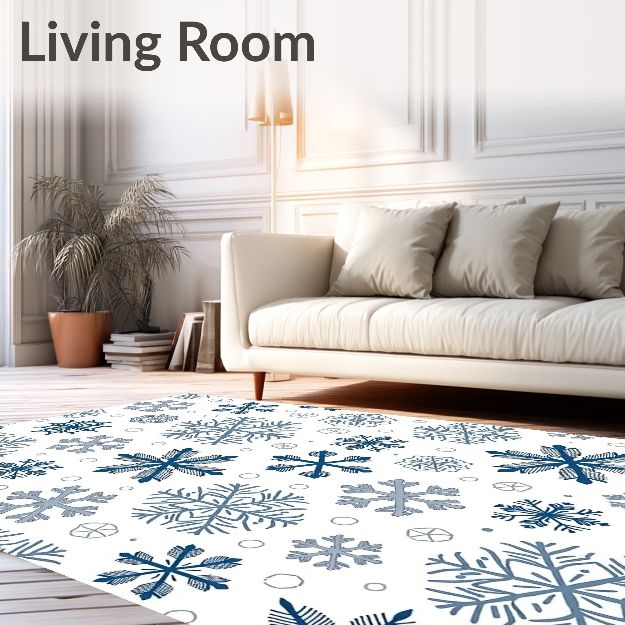 Ice Crystal Cluster Collection Rug