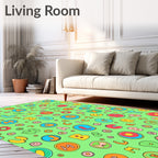 Alphabet Friends Colorful Playful Letters Rug
