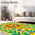 Happy Lion Jungle Alphabet Rug