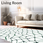 Green Arrow Network Connection Rug