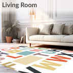 Bold Color Alphabet Blocks Rug
