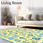 Alphabet Animals And Doodles Rug