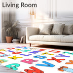 Alphabet ABC ABC ABC ABC Rug