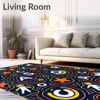 Playful Alphabet And Shapes Medley Rug