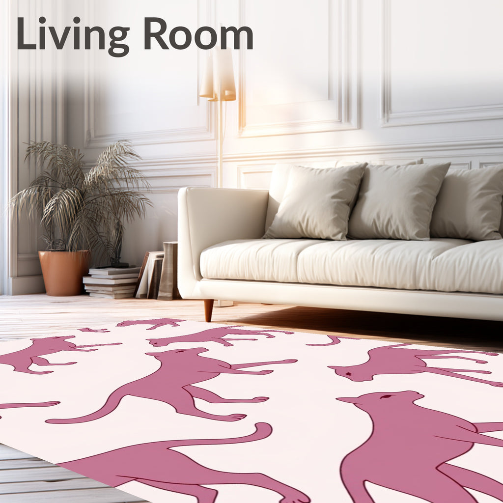 Rose Pink Panther Trail Rug