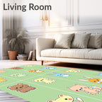 Cute Cartoon Animal Collection Rug