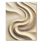 Textured Cream Pebble Swirl Rug