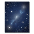Midnight Celestial Radiant Constellation Sky Rug