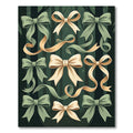 Sage and Cream Ribbon Forest Bows Rug