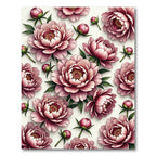 Pink Peony Garden Bloom Rug