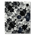 Grunge Splatter Inkburst Black White Rug