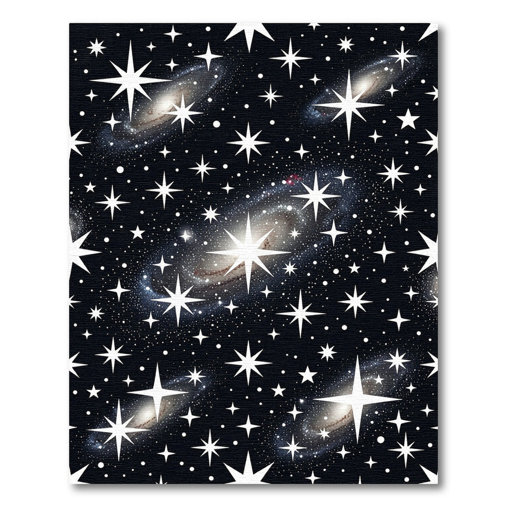 Celestial Starry Night Galaxy Rug