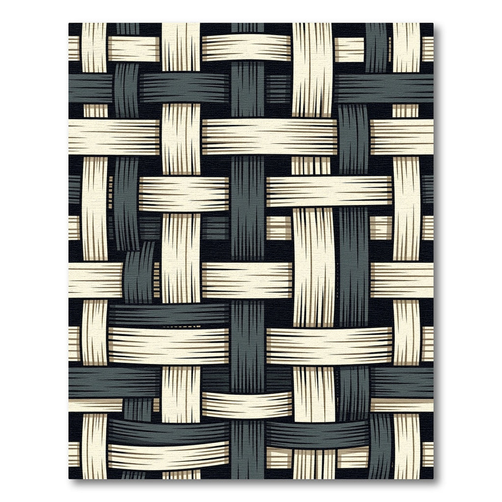 Monochromatic Woven Texture Rug