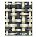 Monochromatic Woven Texture Rug