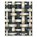 Monochromatic Woven Texture Rug