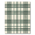 Classic Green Tartan Plaid Rug