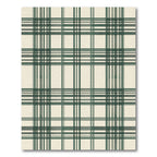 Classic Green Tartan Plaid Rug
