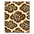 Bold Caramel Leopard Spot Cloud Rug