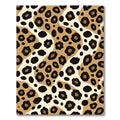 Neutral Leopard Spots Waterfall Rug