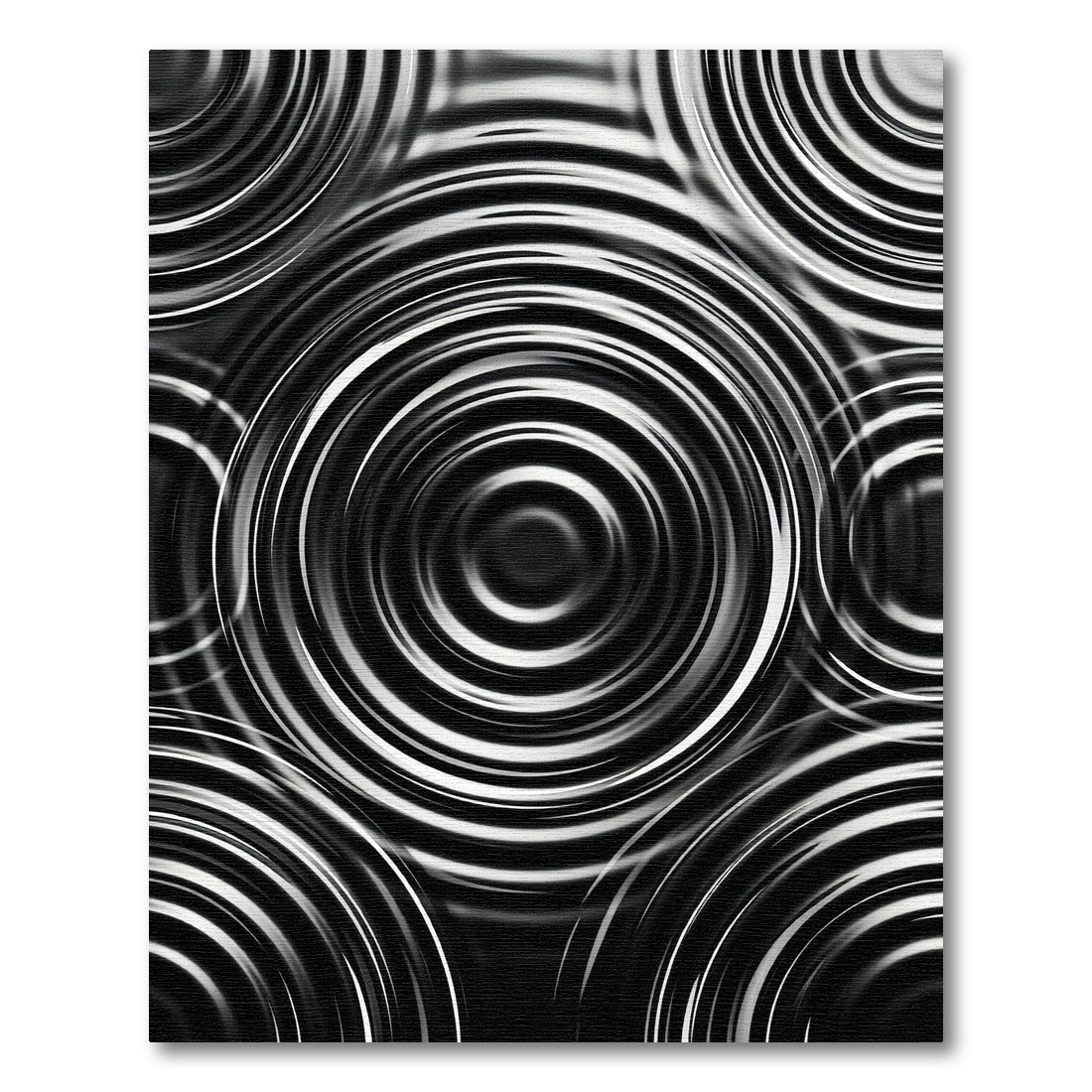 Monochromatic Concentric Circles Rug