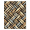 Neutral Woven Basket Texture Weave Rug