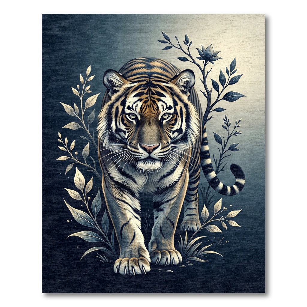 Bold Tiger Floral Wilderness Rug