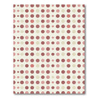 Rose Pink Polka Dot Grid Rug