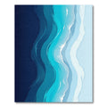 Ocean Swirls Aqua Teal Ripples Rug