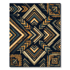 Geometric Southwestern Arrow Earth Tone Rug