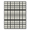 Monochromatic Modern Grid Composition Rug